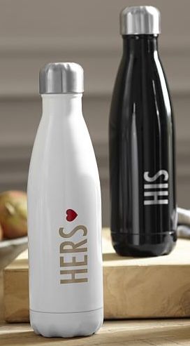 His ‘n’ Hers personalised water bottles