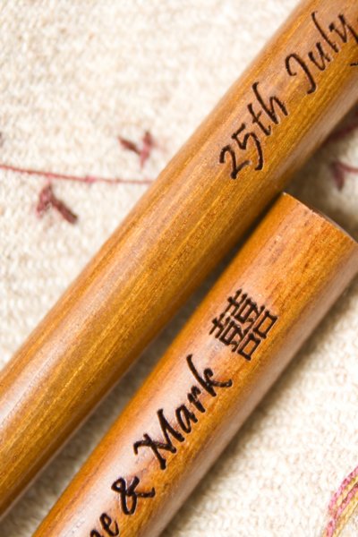 engraved chopsticks